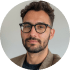 Man in glasses wearing business casual attire portrait