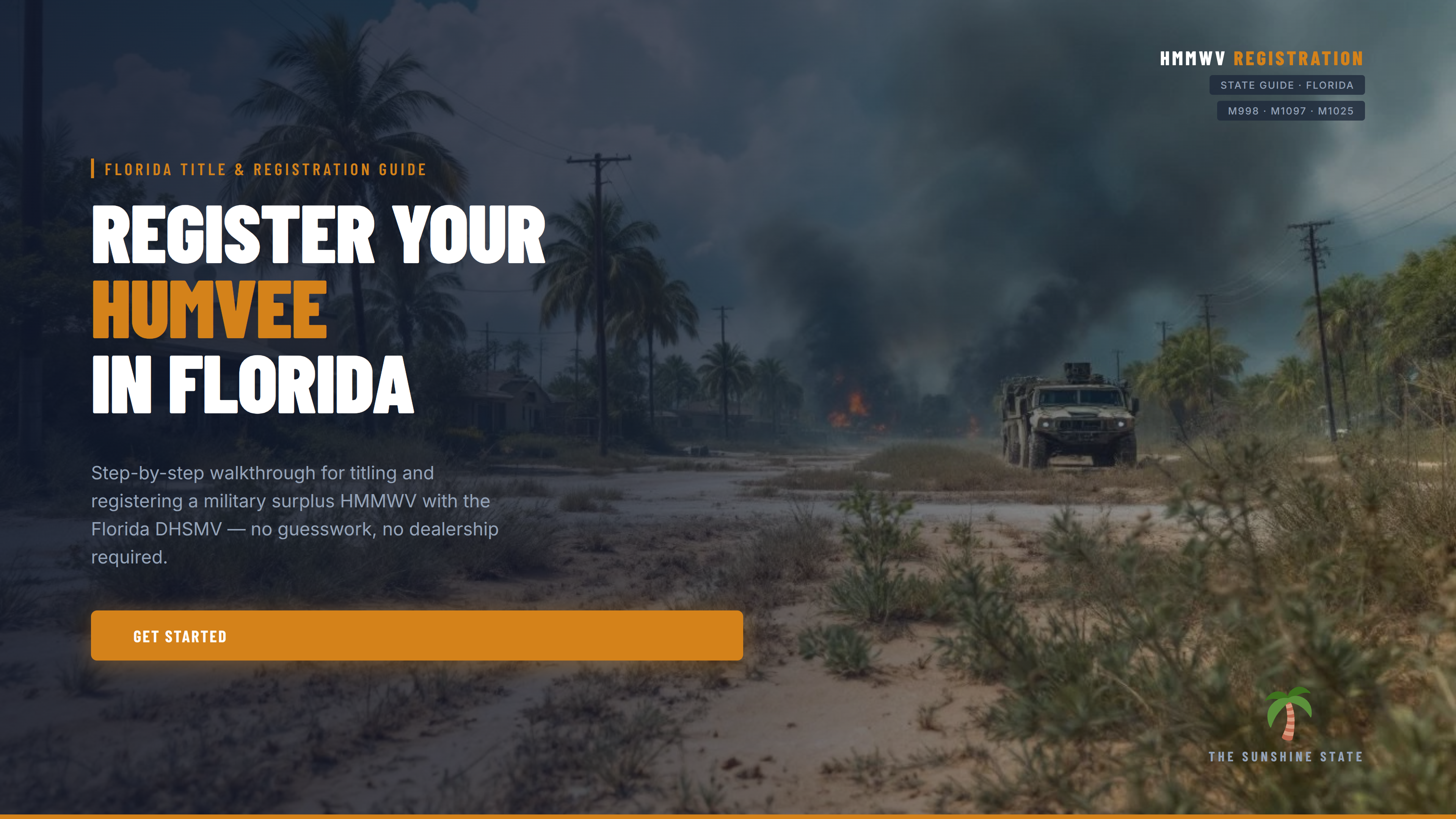 Register a Humvee in Florida: Complete Guide 2025