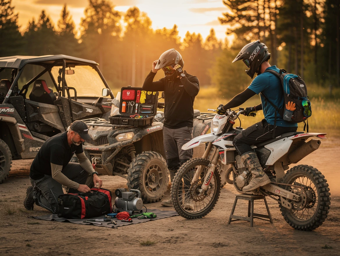 Safety Gear and Field Kits Keep Riders Protected