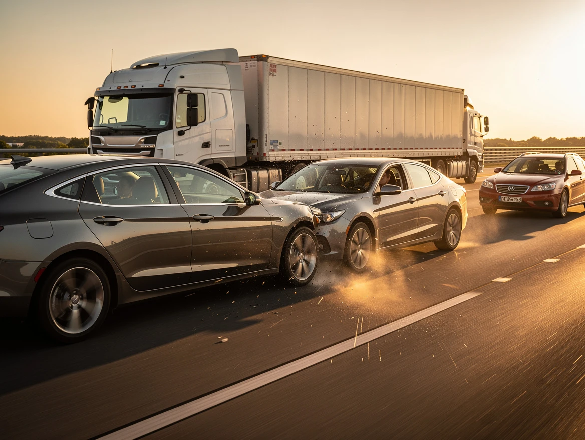 What Happens When Two Passenger Cars Make Contact at 70 MPH