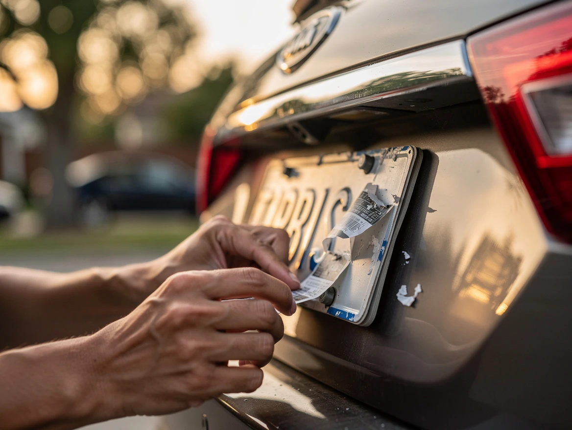 How to Remove Old Registration Stickers Without Damaging Your Plates