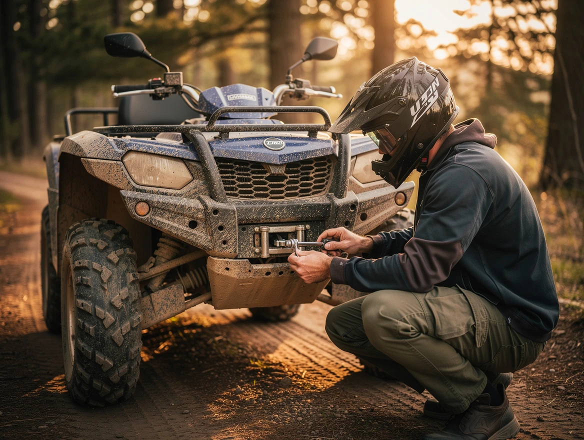 Mounting Hardware and Illumination: How Do You Install a Front License Plate Holder on an All-Terrain Vehicle (ATV) or Utility Task Vehicle (UTV) Compliantly?