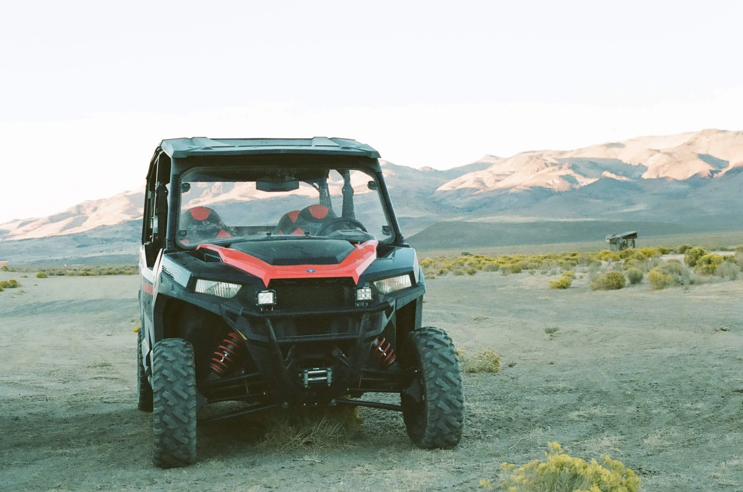 UTV on field