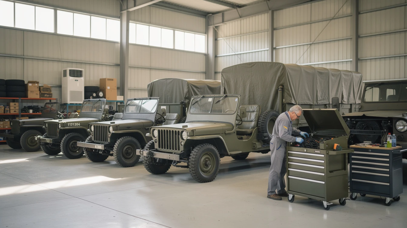 How Can I Preserve the Value of a Military Vehicle Collection?