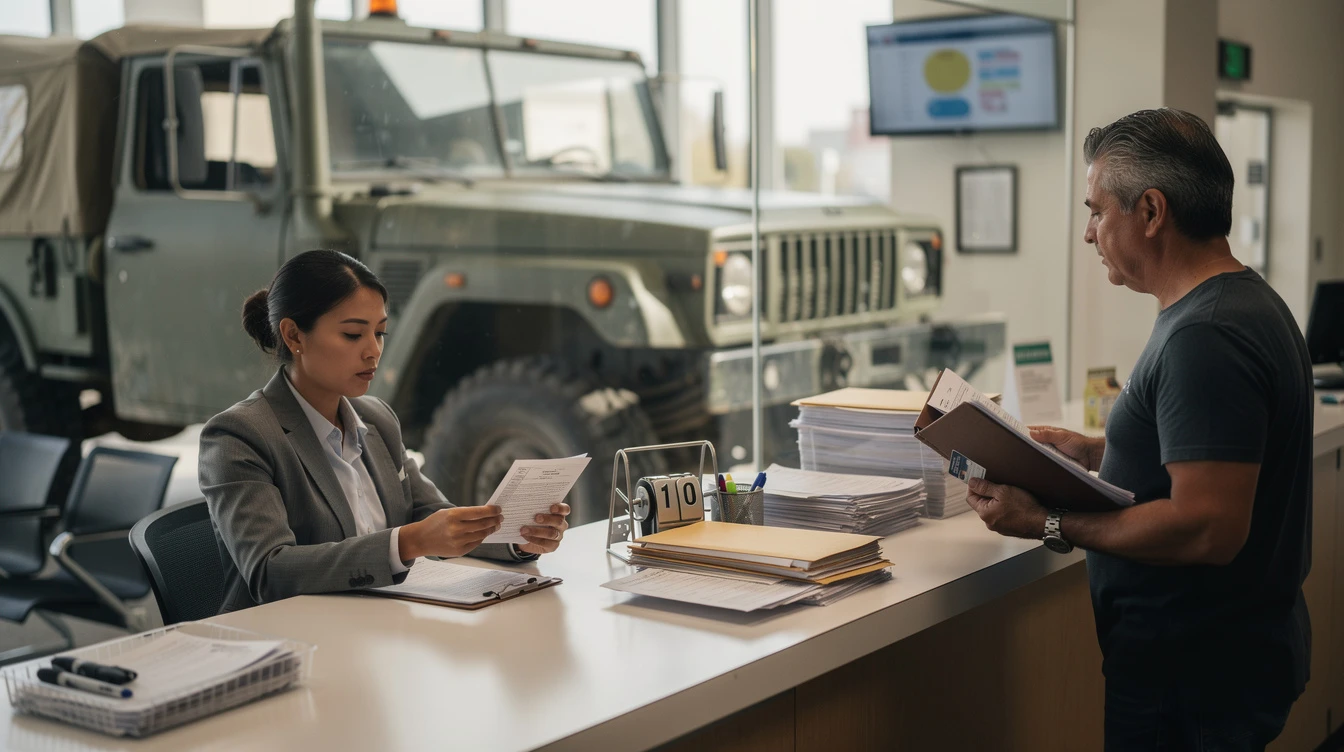 What Paperwork Is Required for Military Surplus Vehicle Registration?