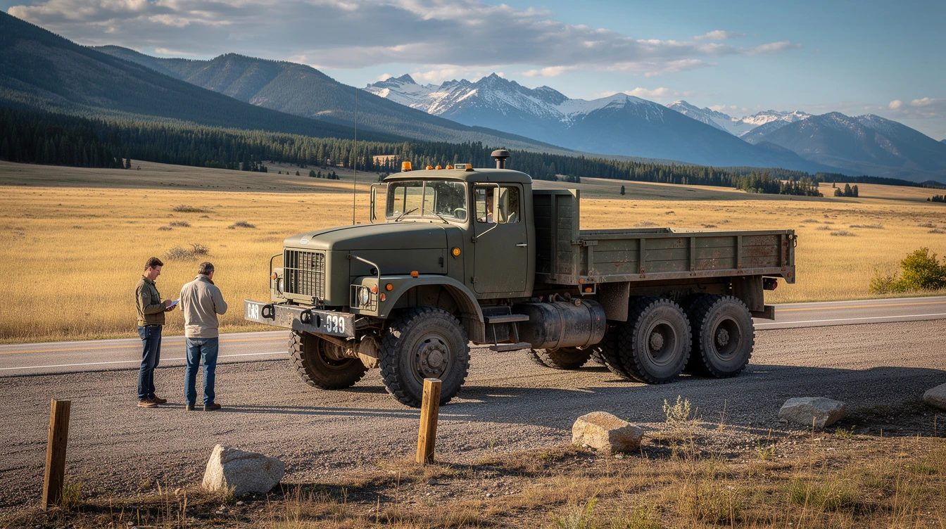 M939 5-Ton Military Truck Montana Registration Guide