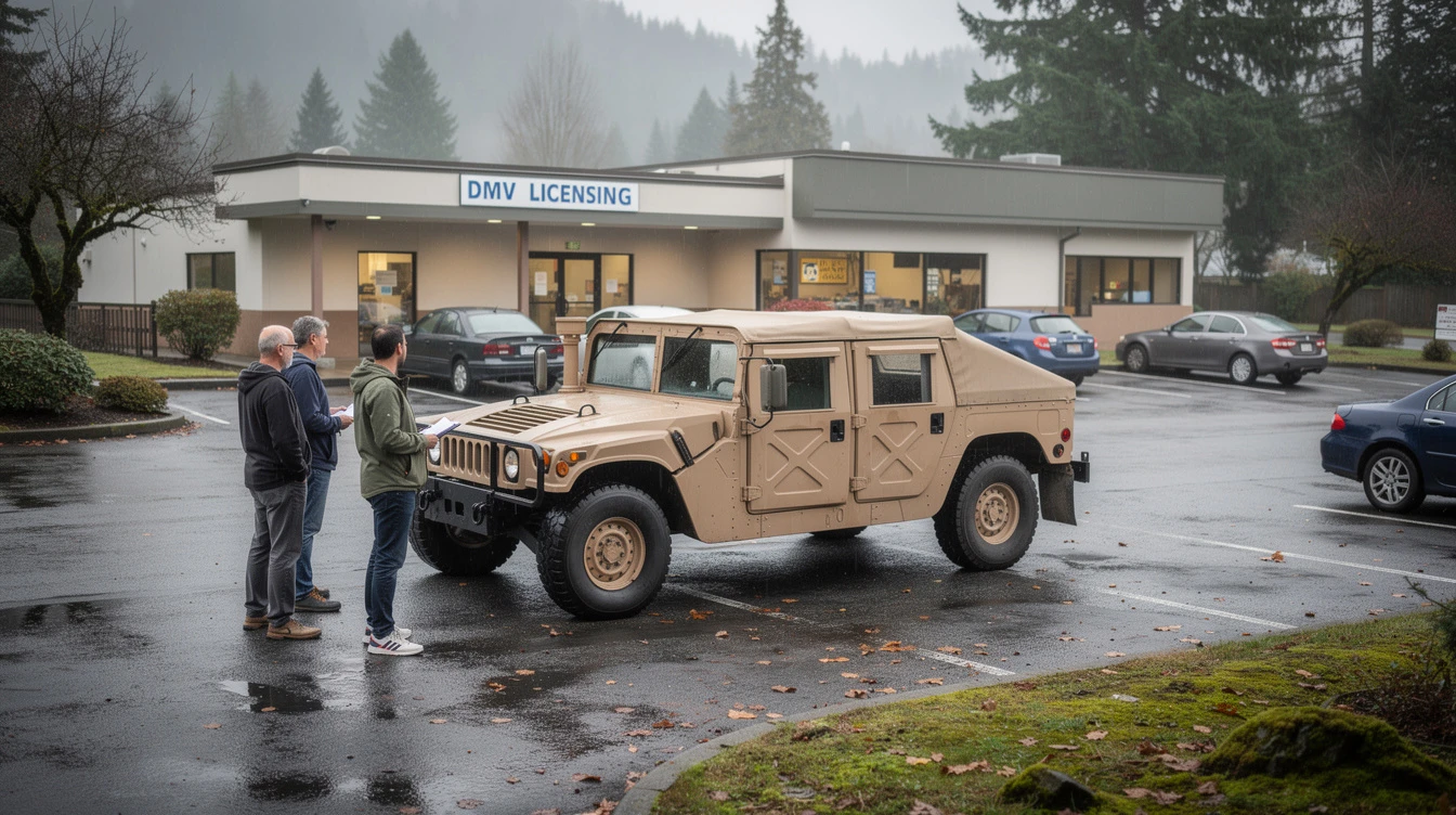 HMMWV Registration Washington Oregon Pacific Northwest Guide