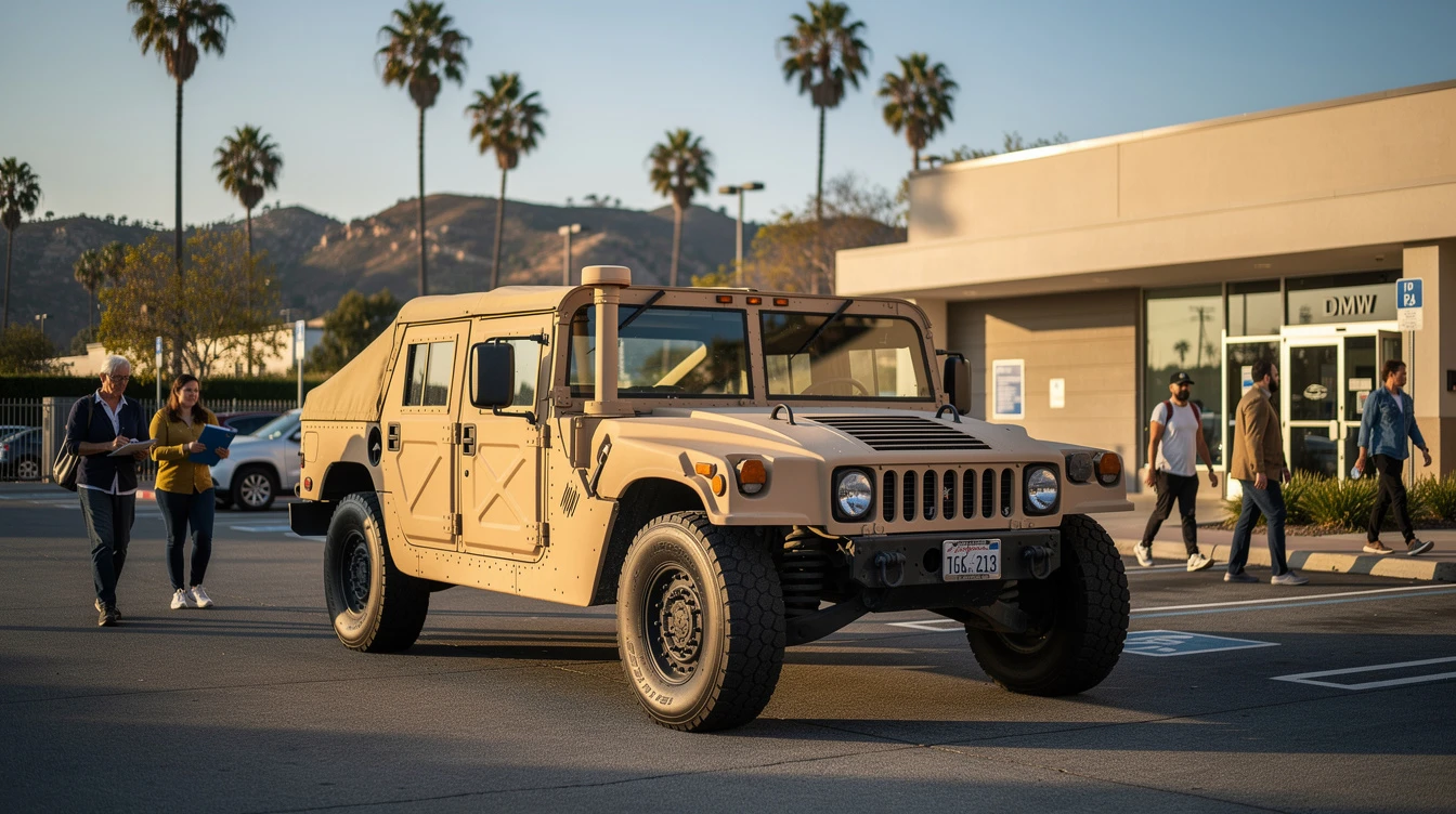 HMMWV Registration California: Complete Guide (2025)