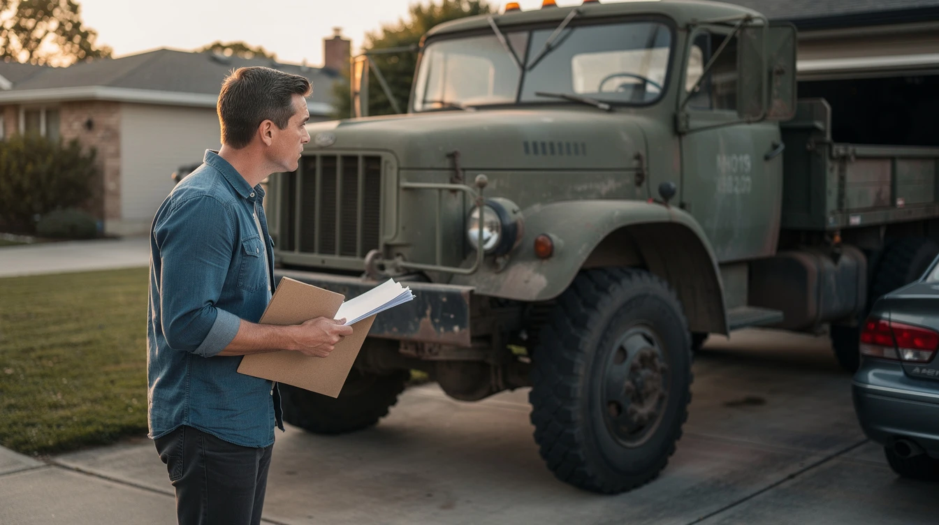 What Should I Do If I Buy a Military Vehicle With No Title?