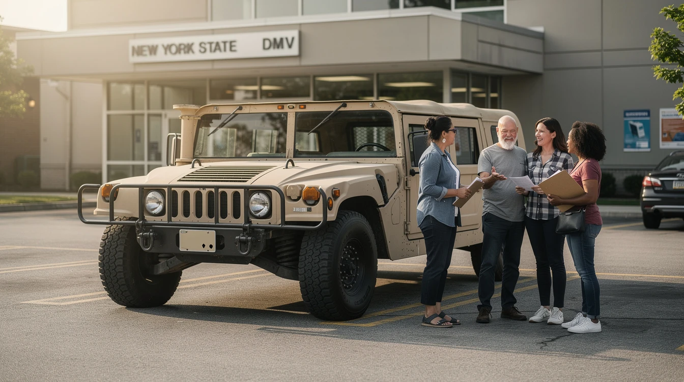 HMMWV Registration New York State Guide: SF-97 to Plates