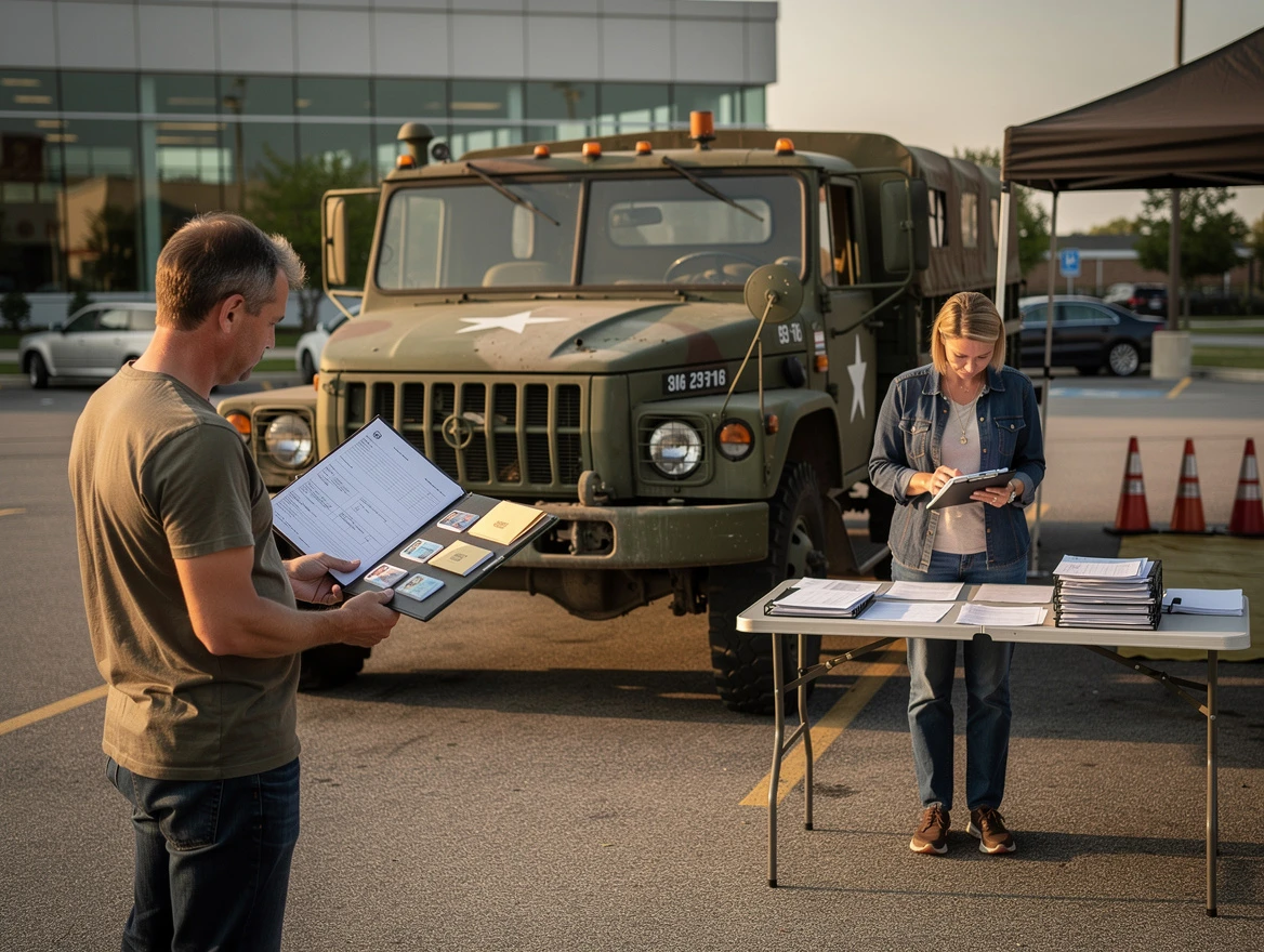 Comparison of Military Vehicle Registration Methods