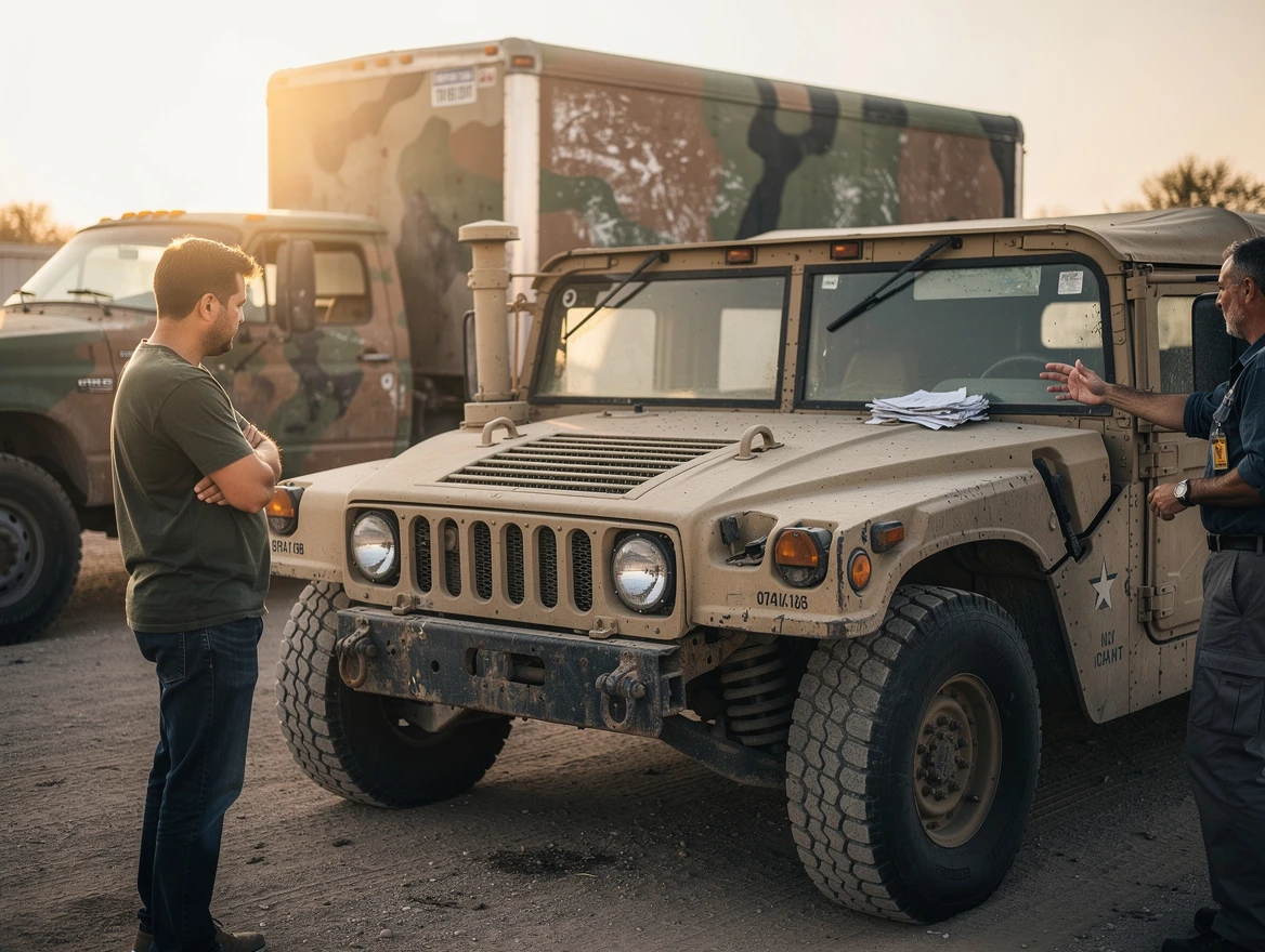 Real-World Examples of Military Vehicle Title Red Flags