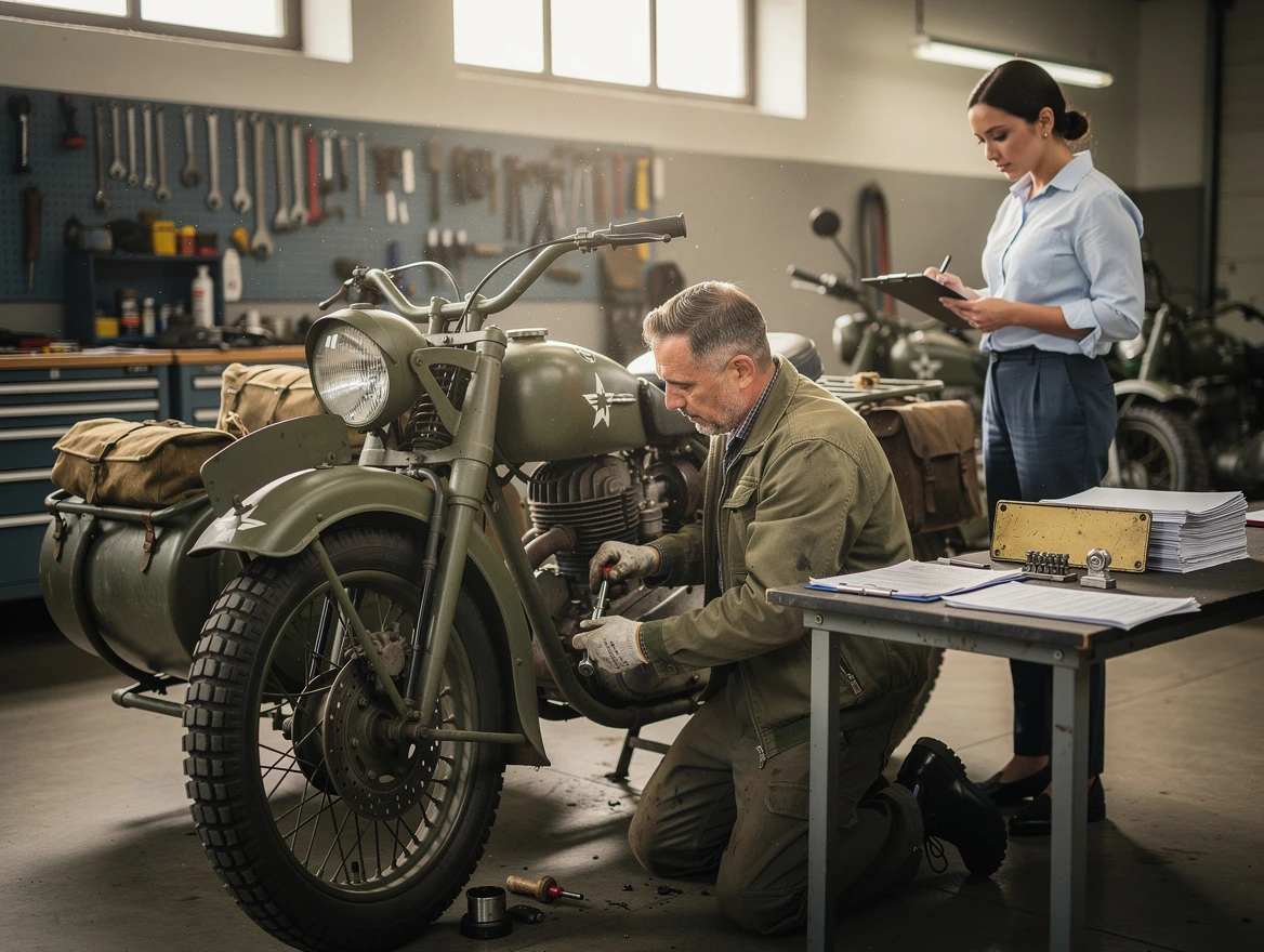 Expert Insights on Military Motorcycle Maintenance and Titling