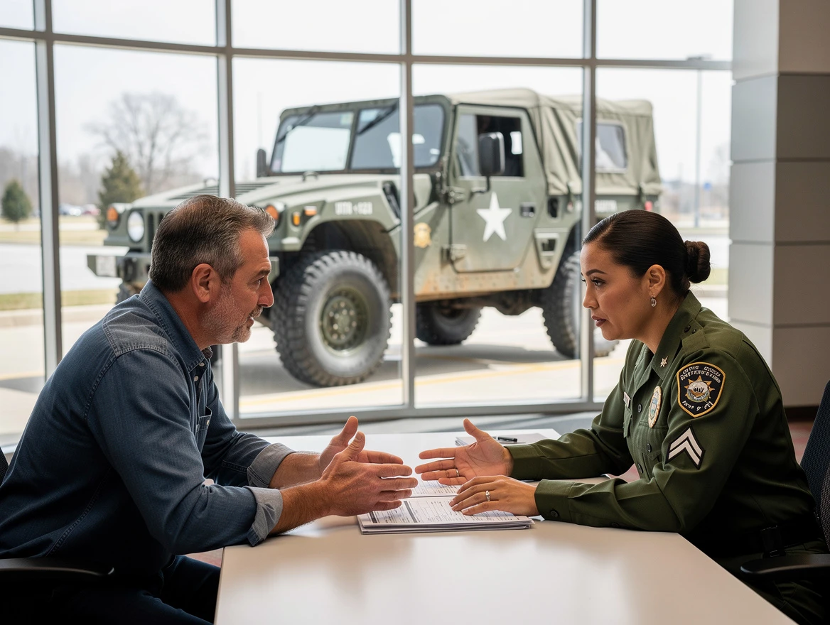 How Do I Handle a Military Surplus Vehicle Title Transfer Without an Original SF-97?
