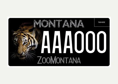 ZooMontana Montana specialty plate