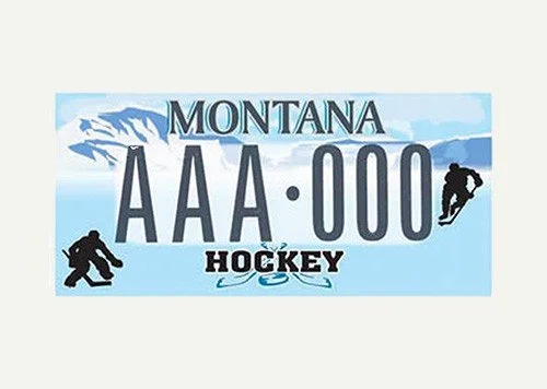 Richland Youth Hockey Montana specialty plate