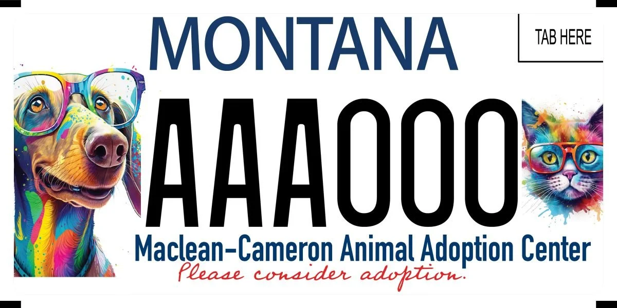 Montana Animal Foundation of Great Falls specialty plate