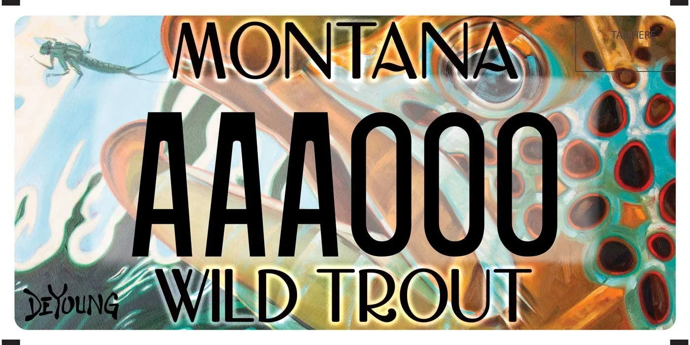 Montana Big Horn River Alliance specialty plate
