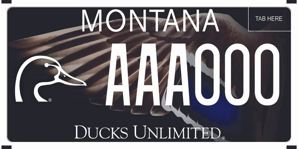 Montana Ducks Unlimited Inc specialty plate