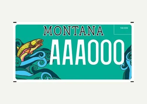 Montana Ecology Project International specialty plate