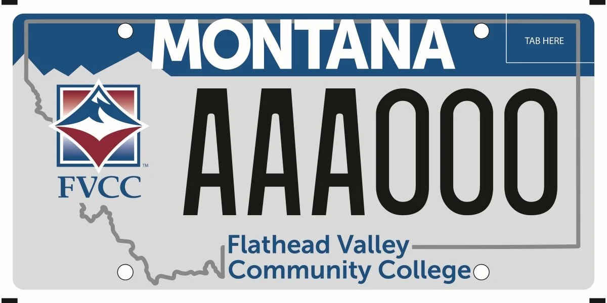 Montana Flathead Valley Community College specialty plate