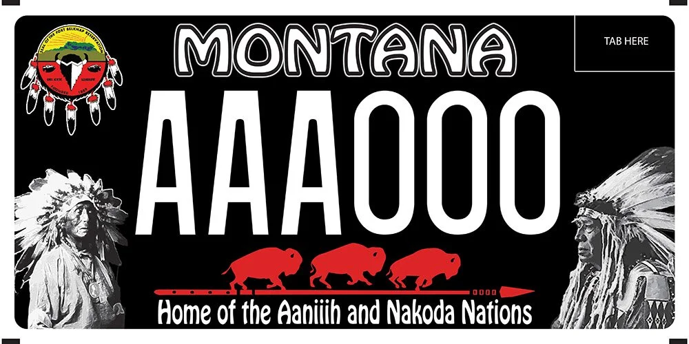 Montana Fort Belknap Indian Community specialty plate