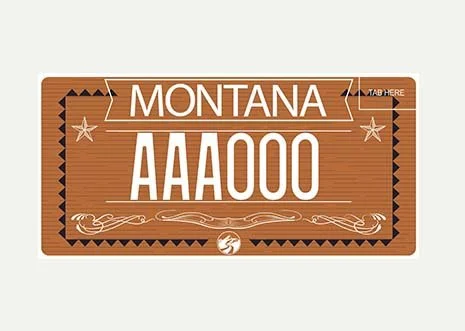 Montana The Frontier Institute specialty plate