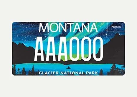 Montana Glacier National Park – GNP Conservancy specialty plate