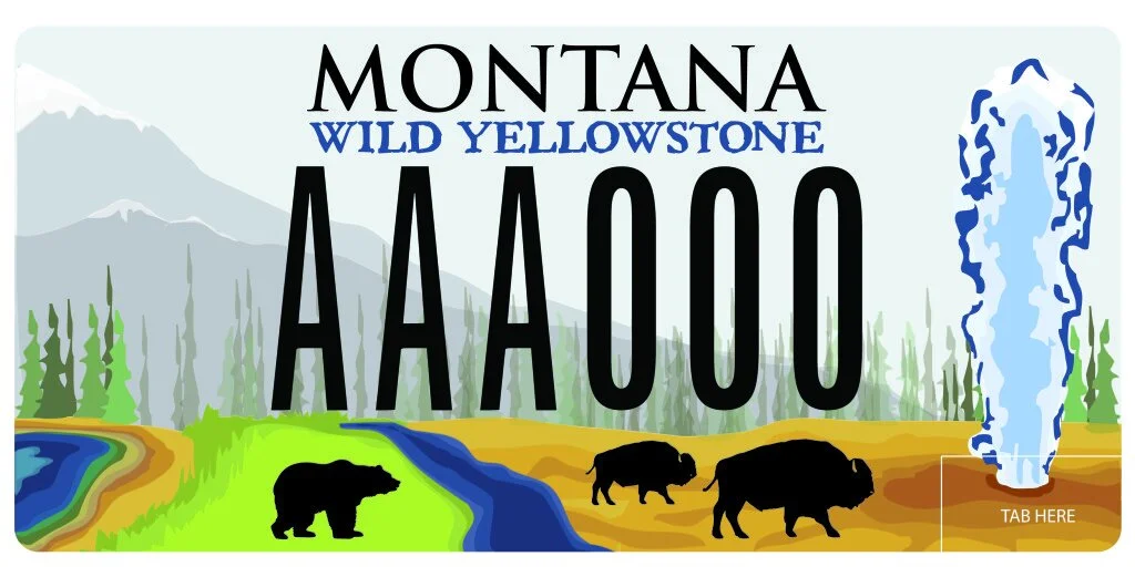 Montana Greater Yellowstone Coalition specialty plate