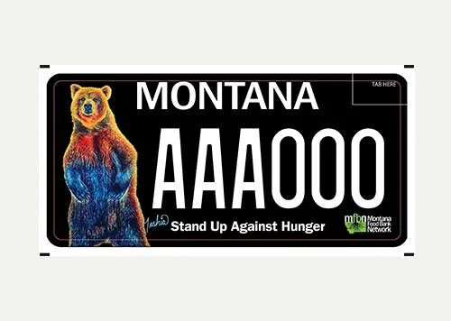 Montana Montana Food Bank Network specialty plate