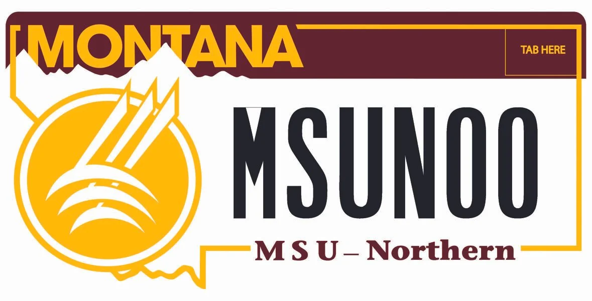 Montana MSU Northern specialty plate