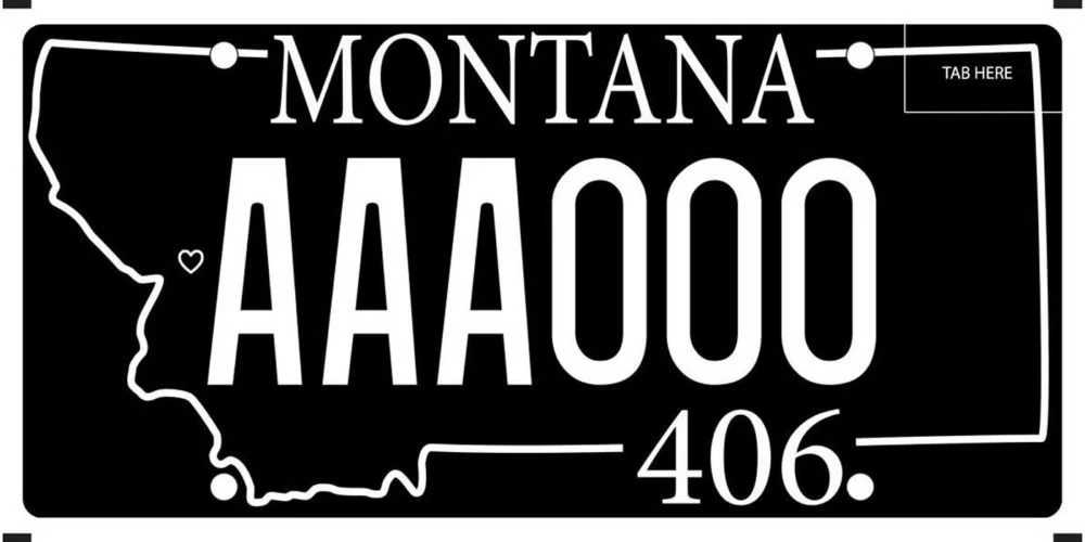 Montana Missoula Downtown Foundation specialty plate