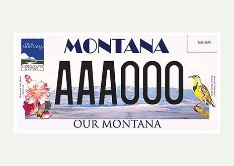 Montana Our Montana, Inc. specialty plate