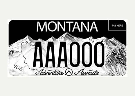 Montana Rocky Mountain Medical Foundation specialty plate