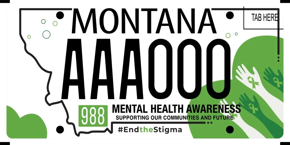 Montana South Central Montana Regional Mental Health Center specialty plate