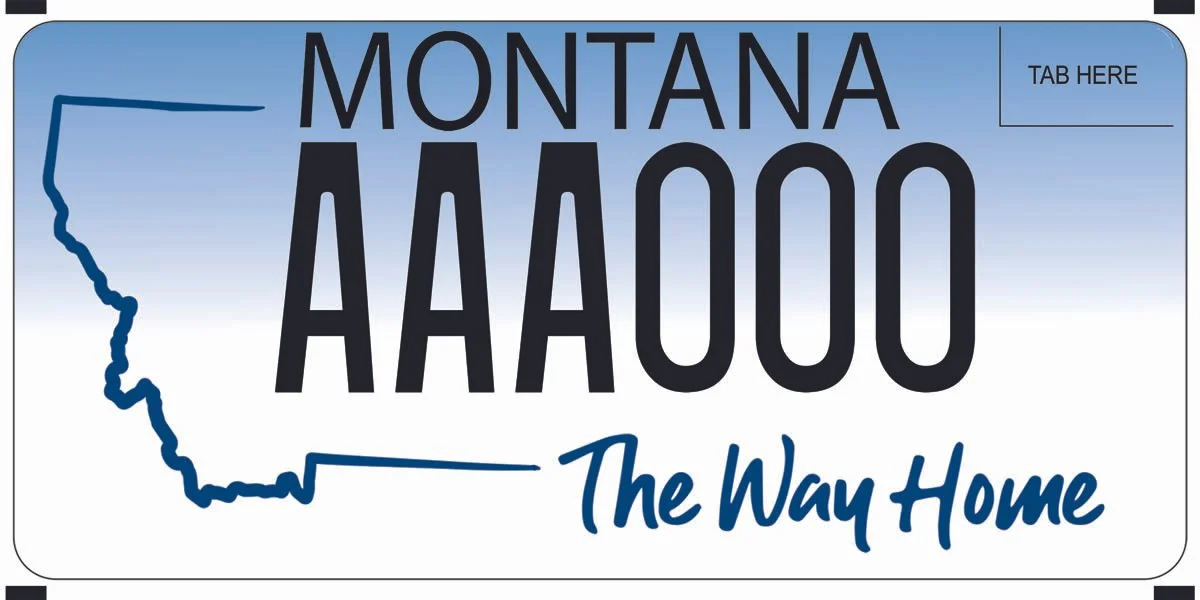 Montana The Way Home specialty plate