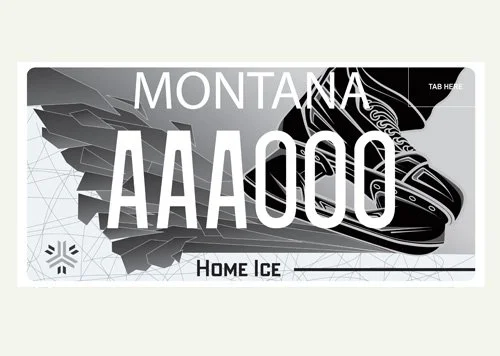 Montana Gallatin Ice Foundation specialty plate