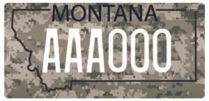 Montana Montana Veterans Alliance specialty plate