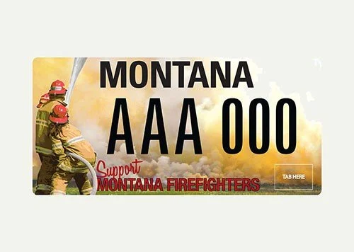 Montana Support Montana Firefighters (Eastgate VFD Association) specialty plate