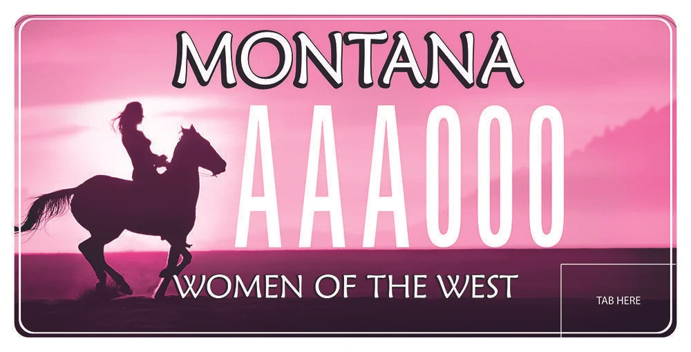 Montana Elizabeth Custer Library and Museum specialty plate