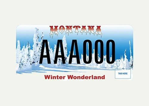 Montana Montana Snowmobile Association specialty plate