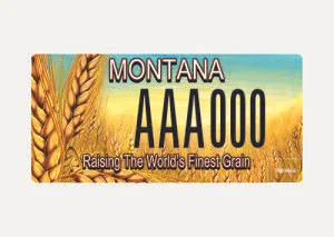 Montana Montana Grains Foundation specialty plate