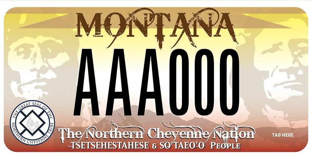 Montana Northern Cheyenne Tribe specialty plate