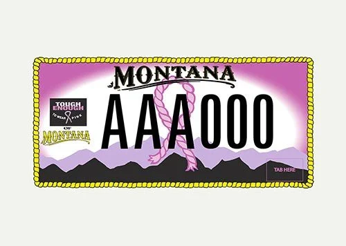Montana Tough Enough to Wear Pink of Montana specialty plate