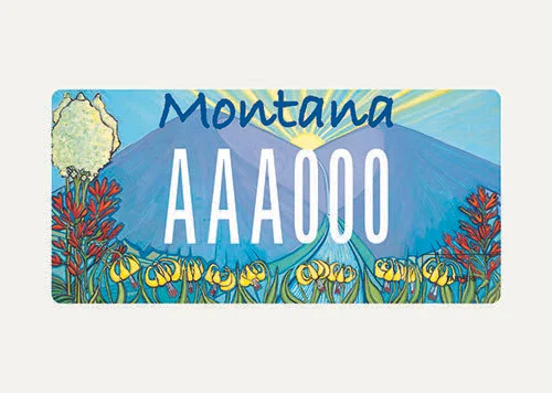 Montana Violence Free Crisis Line specialty plate