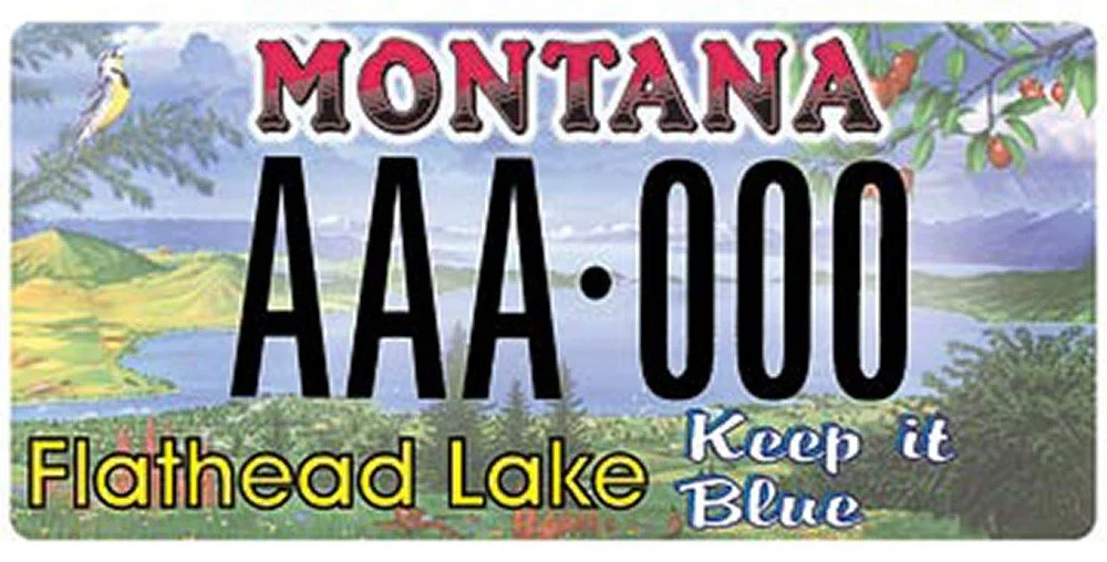 Montana Flathead Lake Protection Association specialty plate