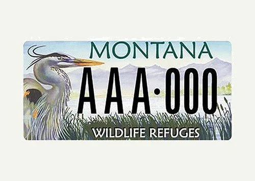 Montana Friends of Lee Metcalf National Wildlife Refuge specialty plate