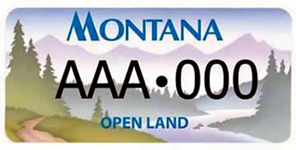 Montana Gallatin County Open Lands Board specialty plate