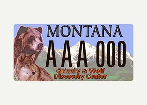 Montana Grizzly &amp; Wolf Discovery Center specialty plate