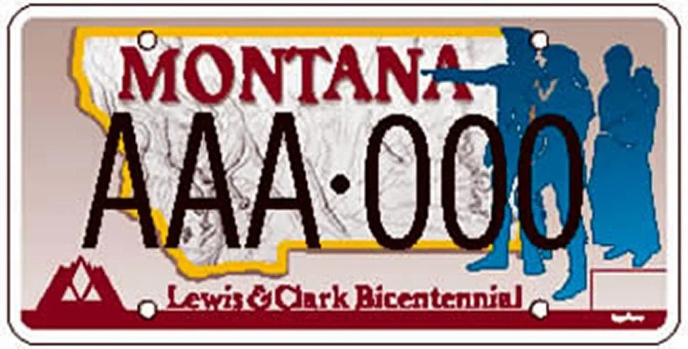 Montana Lewis &amp; Clark Bicentennial specialty plate